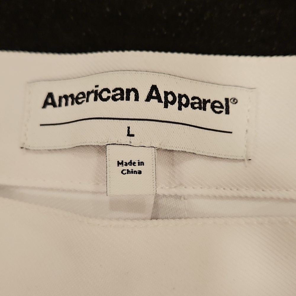 💕AMERICAN APPAREL💕 Tennis Skirt ~ White Large L NWOT - Picture 16 of 16